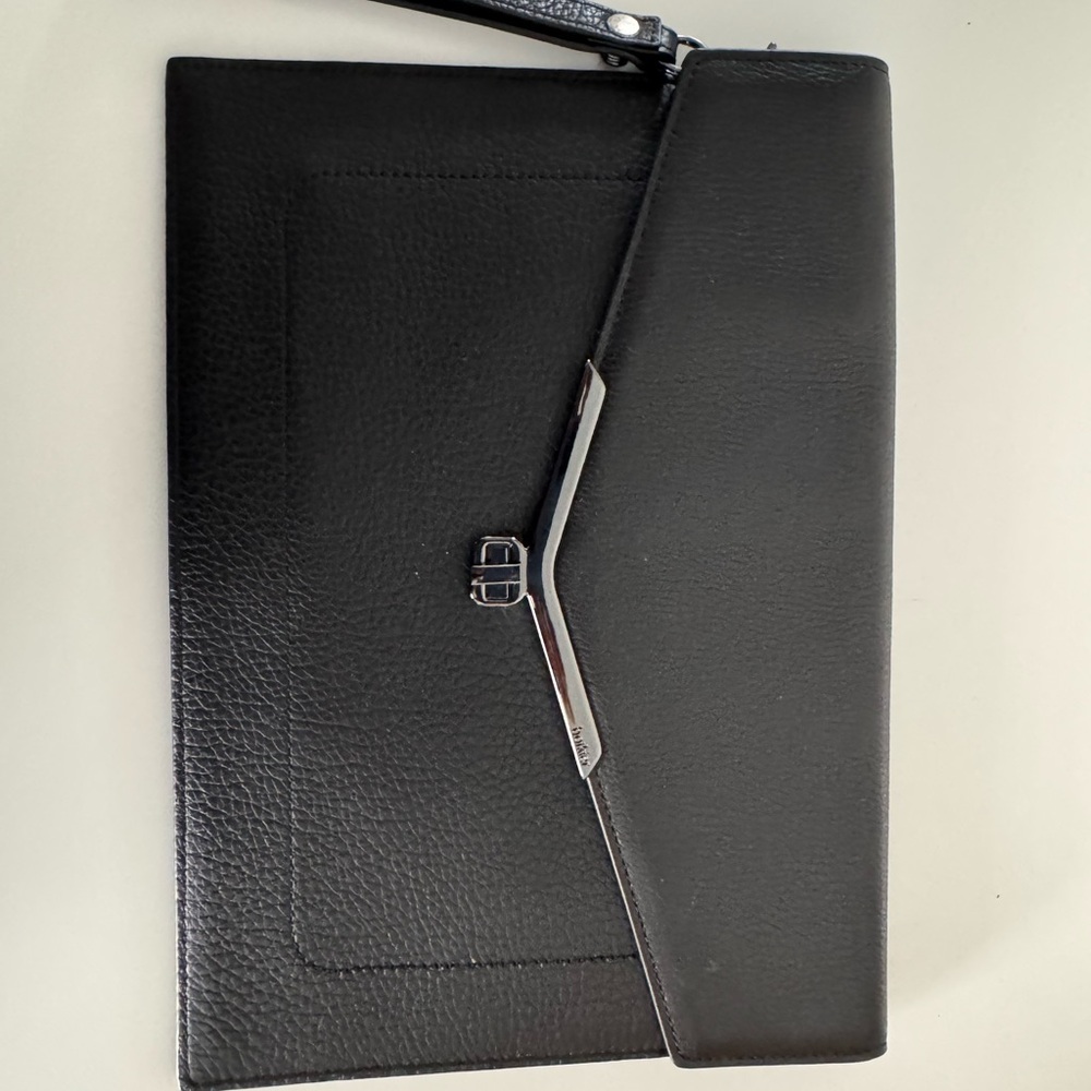 Botkier Valentina envelope Elegant Black Leather bag